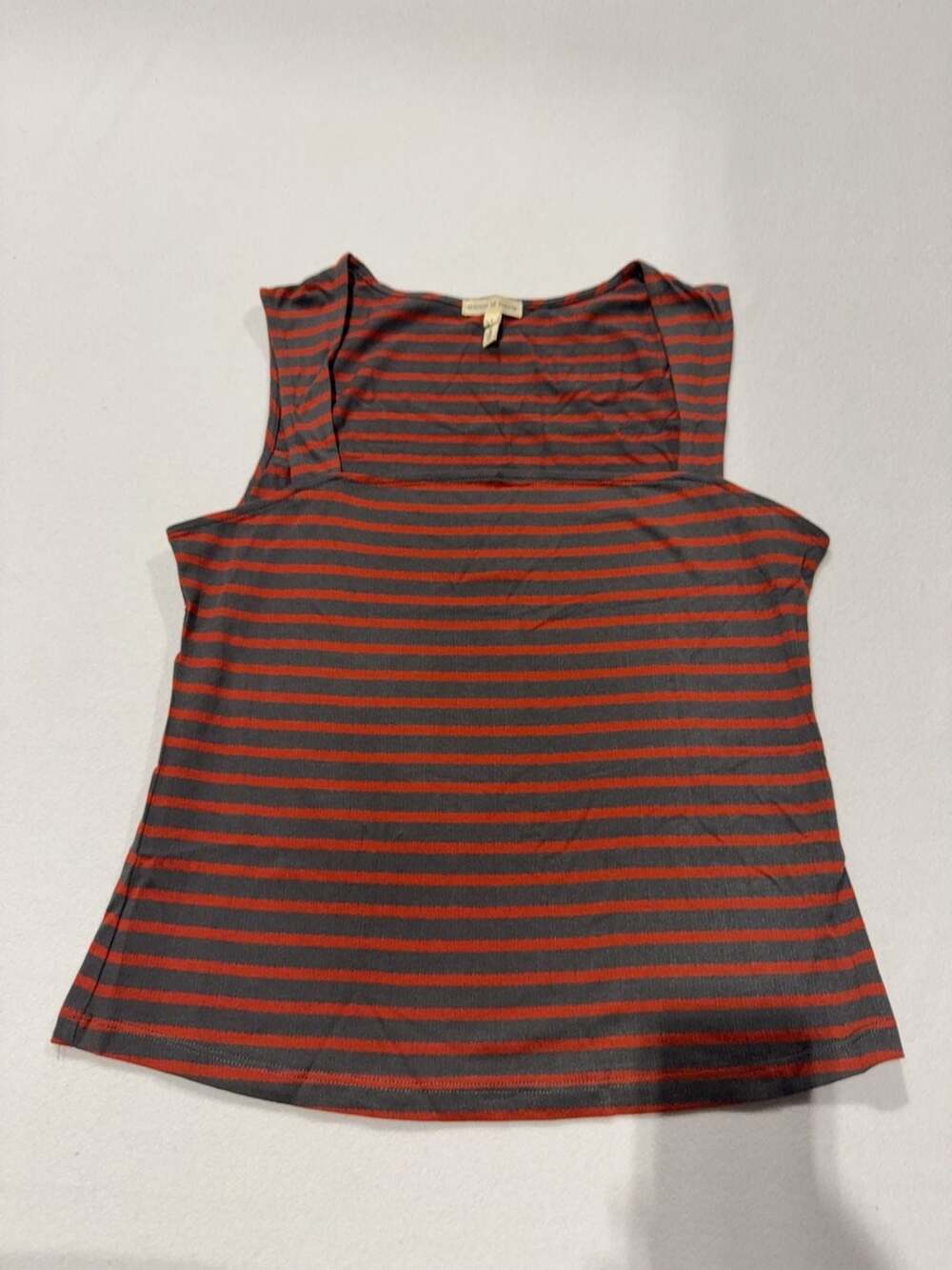 Articles of Society Women's Striped Square Neck Tank Top Size S